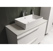 Wastafelonderkast met opzetwastafel in badkamer