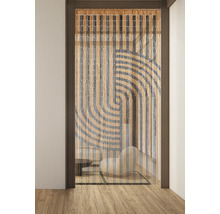 Decoratieve bamboe deur met patroon