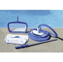 Zwembadreinigingsset met schepnet, borstel, slang en telescopische stang