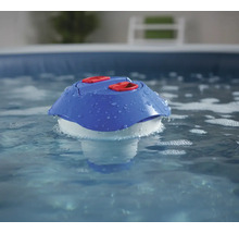 Drijvende chloordispenser voor zwembadwaterbehandeling