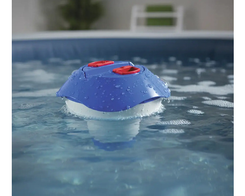 Drijvende chloordispenser voor zwembadwaterbehandeling