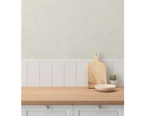 Keukenscène met werkblad, snijplank, kom en cactus