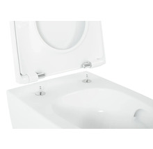 Witte wc-bril met afneembaar deksel