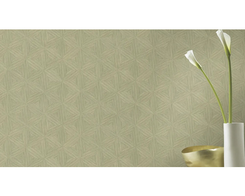 Behang met geometrisch driehoekpatroon voor wanddecoratie