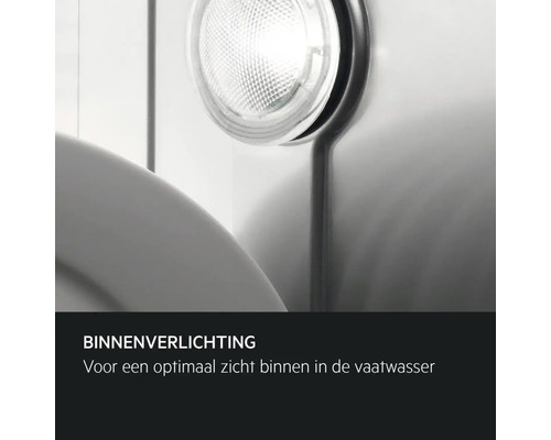 Binnenverlichting van een vaatwasser
