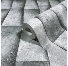 Rol behang met steenmotief