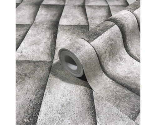 Behangrol met steenmotief