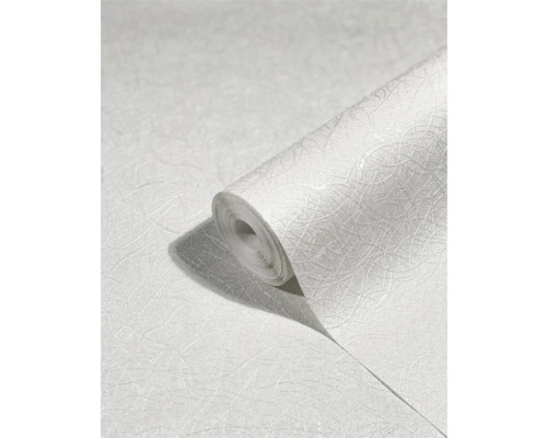 Rol wit behang met abstract patroon