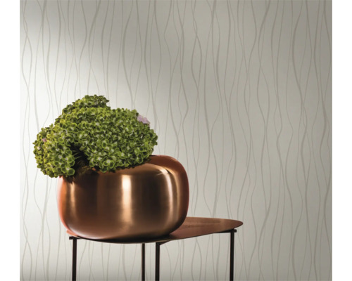 Behang met golfpatroon in interieur