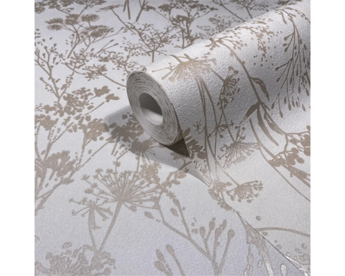 Behangrol met plantenpatroon