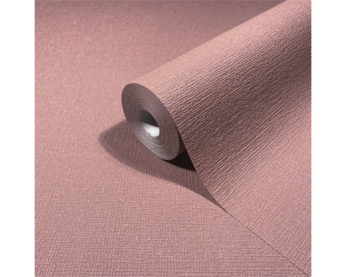 Rol vliesbehang met textielmotief