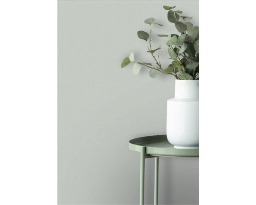 Behang met vaas en plant op een tafel