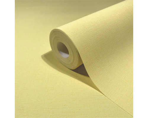 Rol geel papieren behang