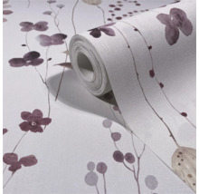 Rol behang met bloemmotief