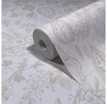Rol papieren behang met bloemmotief