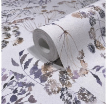 Behangrol met plantenmotief