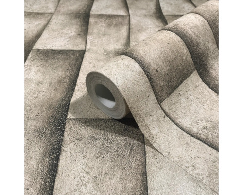 Rol vinylbehang met steenlook