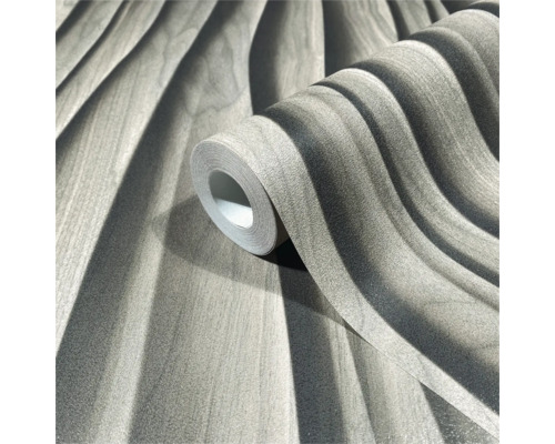 Rol structuurbehang met golfpatroon