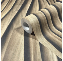 Rol vliesbehang met houtlook