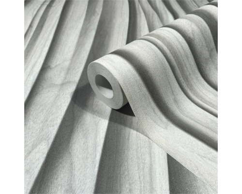 Rol behang met driedimensionaal golfpatroon