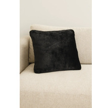 Zwart sierkussen op een bank