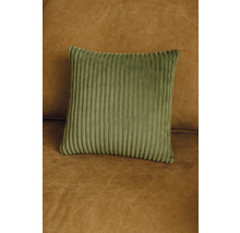 Vierkant kussen van ribstof