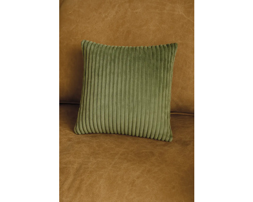 Vierkant kussen van ribstof