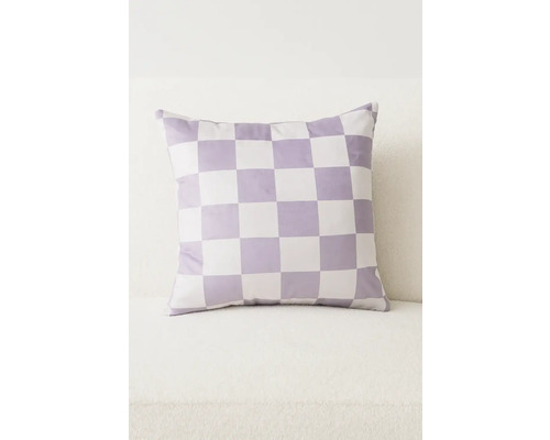 Kussen met schaakbordpatroon