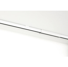 Foto van een gordijnrail aan het plafond