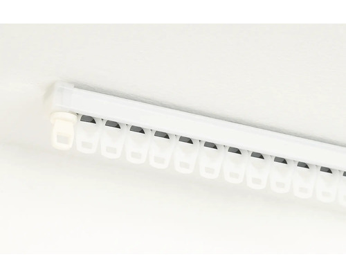 Gordijnrail met glijders voor plafondmontage