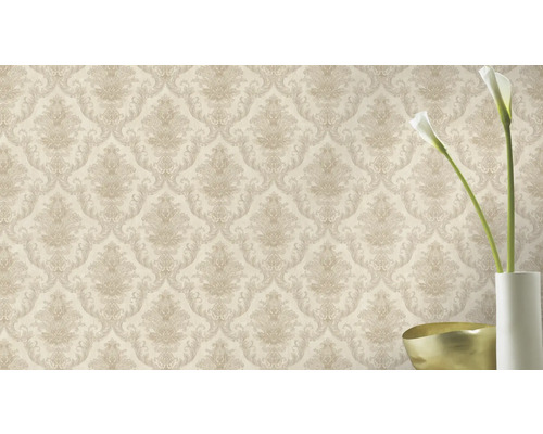 Behang met bloemmotief