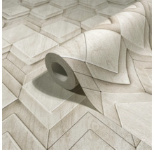 Rol behang met geometrisch ontwerp