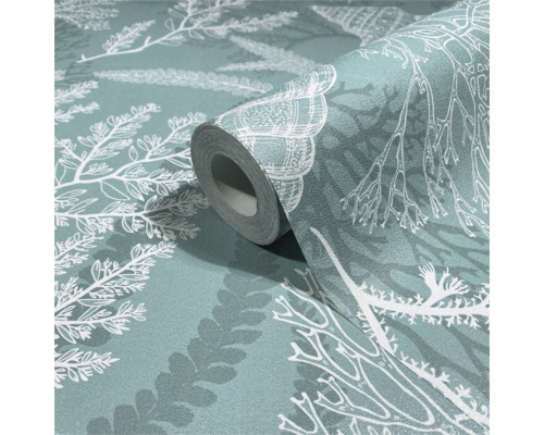 Behangrol met plantenpatroon