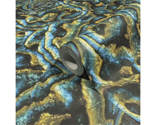 Rol behang met steenmotief