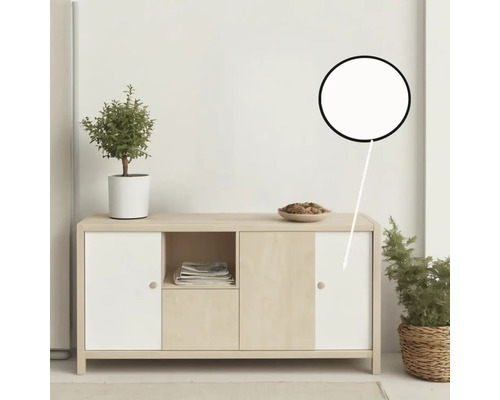 Dressoir met opbergruimte, legplank en decoratie