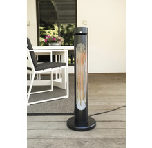 Vrijstaande terrasverwarmer voor buiten op een terras