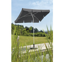 Rechthoekige tuinzonne parasol met stevige standaard voor buiten