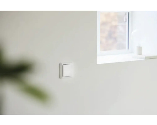 Muuroppervlak met een enkele lichtschakelaar