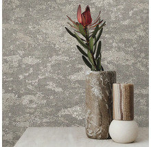 Decoratief behang met bloemstuk in vazen