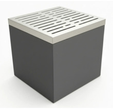 Kubische straatkolk met rooster