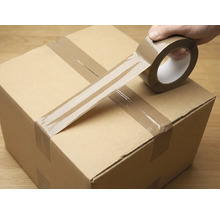 Verpakkingsdoos afgesloten met plakband