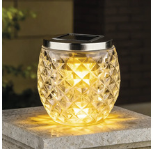 Decoratieve solarlamp in glas voor buiten