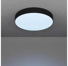 Ronde plafondlamp in interieur