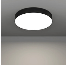 Ronde plafondlamp met eenvoudig ontwerp gemonteerd aan het plafond