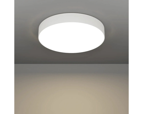 Ronde plafondlamp aan het plafond