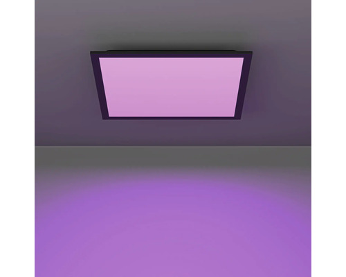 Vierkante plafondlamp met indirecte verlichting