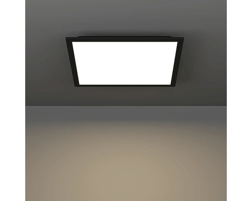 Vierkante plafondlamp met geïntegreerd licht