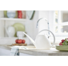 Witte gieter op een aanrecht