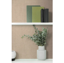 Decoratieve plank met boeken en vaas met eucalyptus