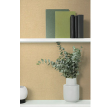 Decoratieve boeken en eucalyptus takken in een vaas op een plank